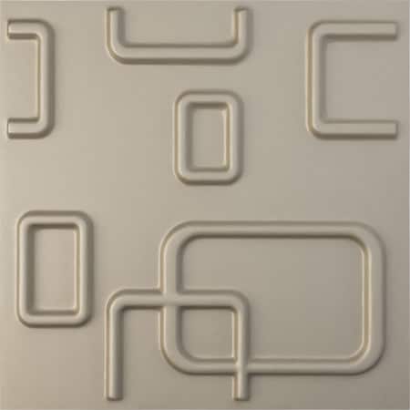 Ekena Millwork 11 7/8in. W x 11 7/8in. H Oslo EnduraWall Decorative 3D Wall Panel Covers 0.98 Sq. Ft. WP12X12OSCSV